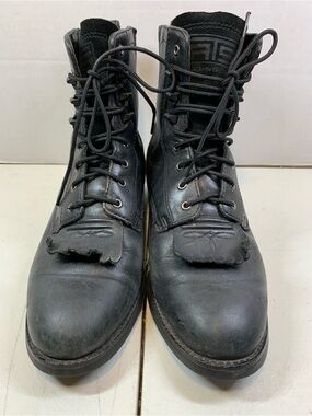 Ariat Women’s Heritage Lacer II Black Leather Lace Up 7.5 Boots.